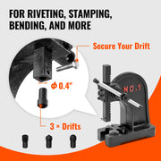 Load image into Gallery viewer, SucceBuy 1 Ton Arbor Press Manual Arbor Press Cast Iron Heavy-duty Manual Desktop Arbor Press Precision Hand Press for Stamping
