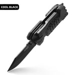 LETGOS Pocket Folding Knife, 22 in 1,Survival Gear EDC Rescue Tool with nylon sheath, Emergency, Camping, Hunting, Gift for dad
