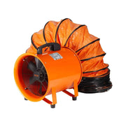Load image into Gallery viewer, SucceBuy 8 inch Exhaust Fan Industrial Ventilation Fan with 10M/5M PVC Duct Hose 230W Portable Extractor Blower Warehouse Home
