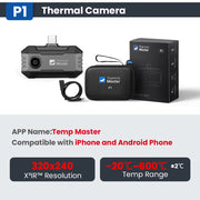 Load image into Gallery viewer, P1 Thermal Camera 1112℉ for ios and android phone 320*240 X³IR Resolution House Inspection Thermal Imager
