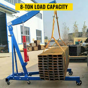 Load image into Gallery viewer, SucceBuy Hydraulic Jack 3/4/8/12 Ton Car Hydraulic Long Ram Jack Manual Engine Lift Hoist Cherry Picker Mechanical Workshop Tool
