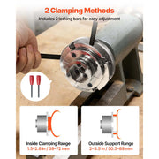 Load image into Gallery viewer, SucceBuy 4 Inch Wood Lathe Chuck 4-Jaw Self-Centering Wood Turning Chuck Set with 1in x 8TPI Thread &amp; Adapter for Woodworking - AMOCART

