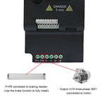 Economical VFD 0.75/1.5/2.2/4/5.5KW 220V/380V 3 Phase Output Variable Frequency Drive Converter Motor Speed Controller Inverter