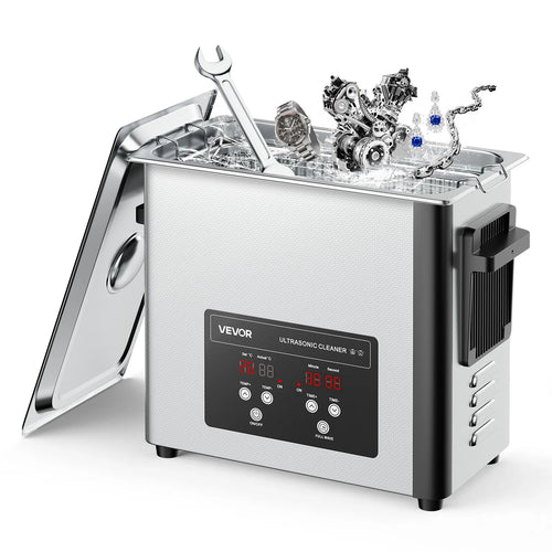 Amocart 6L 10L 15L 30L Ultrasonic Cleaner Stainless Steel Ultrasonic Cleaning Bath Machine for Watches Razors Jewelry Coins