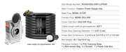 Charger l'image dans la visionneuse de galerie, Amocart 50Amp Generator Cord &amp; Power Inlet Box Kit NEMA 14-50P/SS2-50R STW 6/3+8/1 AWG Power Cord with Lock Connector for RV
