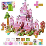 Amocart 100PCS Magnetic Blocks Princess Castle Set Magnetic Building Cubes STEM Montessori Sensory Toys for Kids Birthday Gift