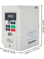 Amocart 2.2/3/4/7.5KW VFD Frequency Inverter 110V/220V1/3P Input 3P Output VariableFrequency Drive CNC Motor Inverter Converter