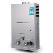 Load image into Gallery viewer, High Quality 18L Wall-Mounted Stainless Steel Tankless Natural Gas Water Heater/Boiler Household Hotel Use Electric Power Source
