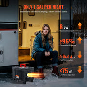 Bild in Galerie-Viewer laden, Amocart 8KW Diesel Heater 12V/24V Diesel Air Heater Car Heater with Bluetooth and CO Alarm Parking Heater for Vehicles&amp;Outdoor
