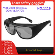 Load image into Gallery viewer, Laser Protection  laser glasses 10600nm OD6 UV400 532nm 808nm 1064nm Laser Safety Glasses IPL glases Laser Protective glasses

