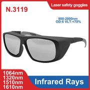 Load image into Gallery viewer, Laser Safety Glasses 190-2000nm 10600nm OD6 CO2 Laser Protection goggles 1064 532 200-2000nm IPL laser glasses Laser protection
