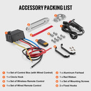 Load image into Gallery viewer, Amocart 6000lbs Electric Winch Car Truck Winch with 1/4 in 55 ft Synthetic Rope Wireless/Wired for Towing SUV Jeep Trailer Boat
