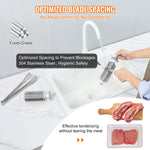 Amocart 17inch 54 Blades Commercial Meat Tenderizer 450W Electric Meat Tenderizer Machine for Pork Chicken Fish