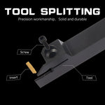 Full Series Grooving Tool Holder MGEHR1212 MGEHR1616 MGEHR2020 MGEHR2525 Slotting Turning Tool for Carbide Grooving Insert MGMN