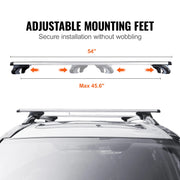 Load image into Gallery viewer, Amocart Roof Rack CrossBar Adjustable Aliuminum Roof Rail Crossbar Baggage Luggage Carrier 200LBS  Crossbars for SUVs, Sedans
