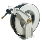 Load image into Gallery viewer, SucceBuy 33/50/66ft Fuel Hose Reel Extra Long Retractable Spring Driven Auto Swivel Rewind for Auto Repair Heavy Industries - AMOCART
