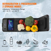 Load image into Gallery viewer, SucceBuy 8L Car RefrigeratorCar Armrest Refrigerator Fridge 8L Single Zone Freezer -4℉-68℉ Adjustable Range 12/24V DC and Cooler
