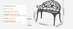 Amocart Outdoor  Wooden Metal Garden for Outdoors 480 lbs Load Capacity Bench Outdoor Garden Park