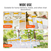 Bild in Galerie-Viewer laden, Amocart 50pcs Stretch Spandex Chair Sashes Chair Sashes Bands for Wedding Party Banquet Decoration Elastic Bulk Chair Cover
