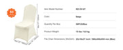 Load image into Gallery viewer, Amocart 30/50PCS Ivory Stretch Spandex Folding Chair Covers Universal Fitted Chair Cover Removable Protective Slipcovers
