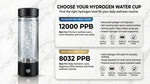 Portable Hydrogen Water Generator Bottle Rechargeable Electric Alkaline Water Ionizer Cup Hydrogen-Rich Health Care Drinkware