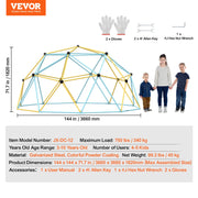 Charger l'image dans la visionneuse de galerie, Amocart Climbing Dome 6/8/10/12FT Geometric Dome Climber Hammock Swing Jungle Gym Climbing Grip Outdoor Backyard Play Equipment
