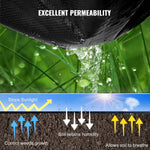 Amocart Landscape Fabric 6ftx300ft Geotextile Fabric Durable Heavy Duty 1.5oz Ground Cover Woven For Commercial Greenhouse Yard