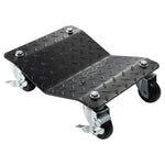 SucceBuy Car Tire Wheel Trolley Dollies 2/4PCS 1500Lbs Weight Capacity Vehicle Skates Moving Tire 4 Casters Auto Repair Mover