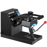 Amocart Hat Cap Heat Press 5.5 x 3.5 inch Heat Transfer Stamping Sublimation Machine Digital Display Clamshell DIY Advertising