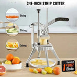 Amocart Commercial Vegetable Fruit Heavy  Professional Food Dicer Kattex French Fry Cutter Onion Slicer Stainless Steel