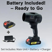 Load image into Gallery viewer, Powerful Air Blower Turbo Fan with Thrust 550g to Cleaning Fallen Leaves, Snow and Sand with 21V Makita-Style Battery
