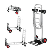 Load image into Gallery viewer, SucceBuy 400 lbs Folding Hand Truck Lightweight Dolly with Wheels Foldable Luggage Utility Cart for Warehouse Transport Moving
