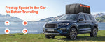 SucceBuy Car Rooftop Cargo Carrier Bag 20/23 Cubic Feet Roof Cargo Carrier 840D PVC Waterproof Car Roof Luggage Bag for  Vehicle