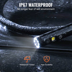 SucceBuy Triple Lens Endoscope Camera 4.3" IPS Screen Inspection Camera with IP67 Waterproof Borescope for Automotive Plumbing