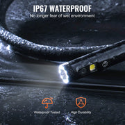 Load image into Gallery viewer, SucceBuy Triple Lens Endoscope Camera 4.3" IPS Screen Inspection Camera with IP67 Waterproof Borescope for Automotive Plumbing
