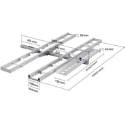 Load image into Gallery viewer, Amocart Motorcycle Carrier 2-Bike 600LBS Aluminum Loading Ramp Scooter Dirt Bike Trailer Hauler for Car Truck with 2"  Receiver
