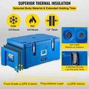 Charger l'image dans la visionneuse de galerie, SucceBuy 30L Insulated Cabinet 3 Pans Food Carrier Food Delivery Container Box Top Loader Outdoor Refrigerating Cabin
