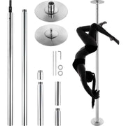 Bild in Galerie-Viewer laden, SucceBuy Professional Dancing Pole Spinning Static Dancing Pole Kit Portable Removable Pole 45mm Heavy-Duty Stainless Steel Pole
