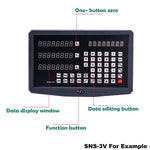 DRO readout SNS-2V/3V EDM RS232 Universal Lathe milling machine TTL AC110V/220V display FOR linear scale Rrating Ruler Encoder
