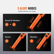Load image into Gallery viewer, Amocart Metal Detector Pinpointer IP66/IP68 Waterproof Handheld Pin Pointer Wand 1.96/4.5" Detection Depth 3Modes for Detecting
