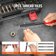 Load image into Gallery viewer, Amocart Thread Chaser Set UNC UNF Metric Thread Restorer Rethreading Tool Kit Heat Treated Steel for Mechanics DIY Enthusiast
