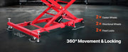Load image into Gallery viewer, Amocart Motorcycle Lift Table 1000/1500lbs Pneumatic/Hydraulic Motorcycle Jack,Heavy Duty Bike Repair Stand for ATVs, Dirt Bike
