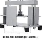 Amocart Manual Paper Press Machine 12x8.6 in for A4 Paper 10cm Thickness Steel Frame Paper Press Machine Papermaking Book Press