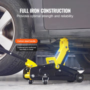 Load image into Gallery viewer, Amocart Low Profile Floor Jack 2T Heavy Duty Iron Hydraulic Racing Floor Jack Hydraulic Car Jack Single Piston Quick Lift Pump

