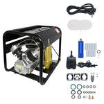 TUXING TXEDM042 300Bar PCP Air Compressor High Pressure Auto Stop With Double Filter Device for Scuba Diving Tank PCP Air Rifle