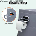 Amocart Portable Toilet for Camping Porta Potty with 1.3G Detachable Inner Bucket Travel Toilet for Outdoor Camping Travel