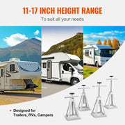 Load image into Gallery viewer, Amocart 4 Pack RV Stabilizer Jack 6000 Lbs Aluminum RV Leveling Jack Stack Jacks for RV Travel Trailer Camper Single Screw Jack
