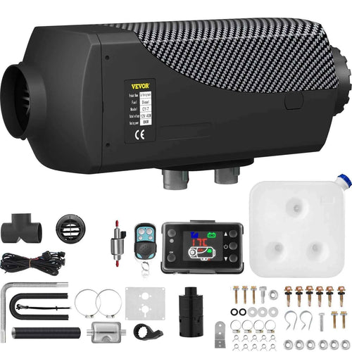 Amocart 8KW Diesel Air Heater Muffler Diesel Heater 12V Remote Control Diesel Parking Heater with LCD Switch for Car Truck Boat