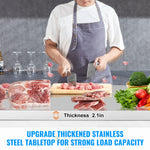 SucceBuy 72" Commercial Refrigerator Sandwich & Salad Prep Table 20Cu.Ft Food Prep Frost Free Refrigerator for Restaurant Bar