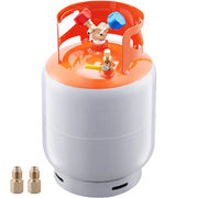 Load image into Gallery viewer, SucceBuy 30 lb Refrigerant Recovery Tank 400 psi Portable Cylinder Tank with Y-Valve for Liquid/Vapor Recovery Can for R22/R134A
